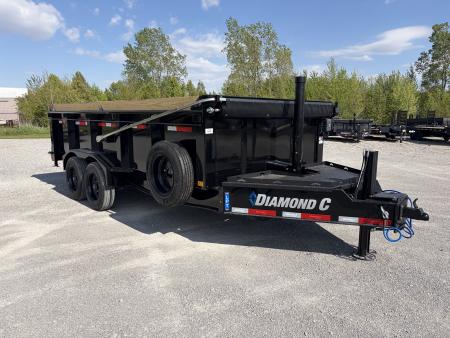 New 2026 Diamond C Trailers LPT208L16X81 (81" X 16') 18K (Pacesetter Ed.) Telescopic Dump Trailer