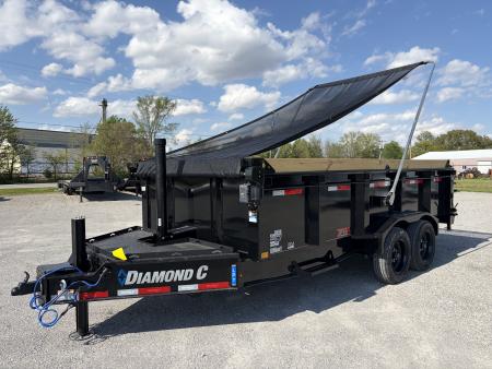 New 2026 Diamond C Trailers LPT208L16X81 (81" X 16') 18K (Pacesetter Ed.) Telescopic Dump Trailer