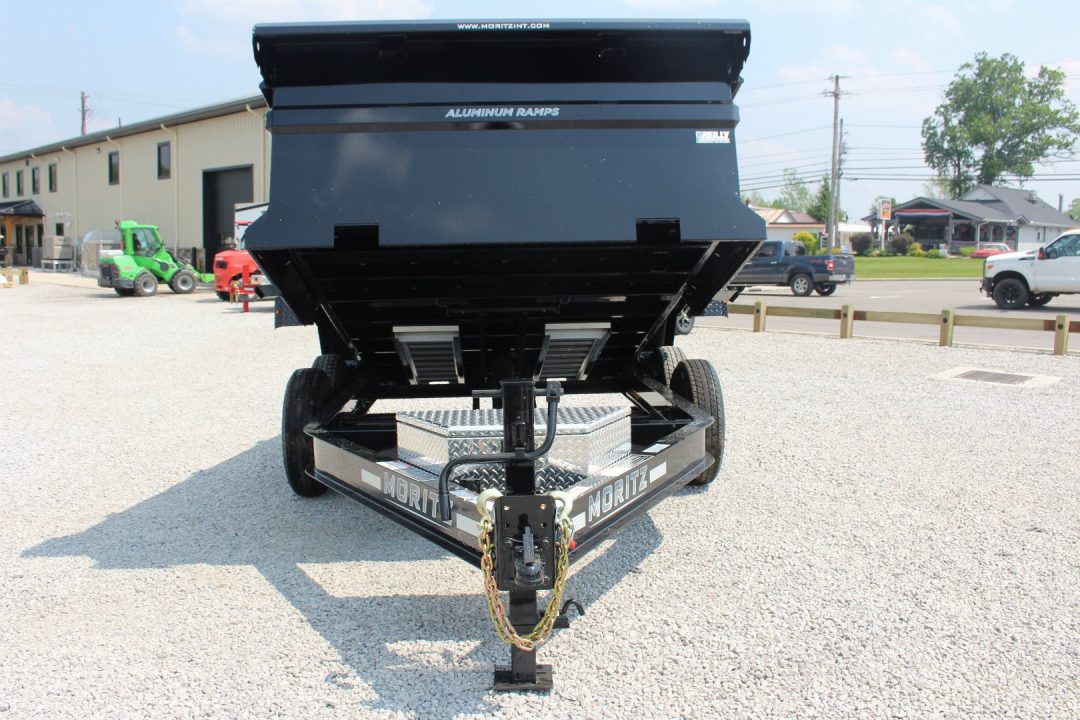 New 2026 Moritz 6' 10" x 12' Heavy Commercial DLH Series Dump Trailer - 14000# GVW