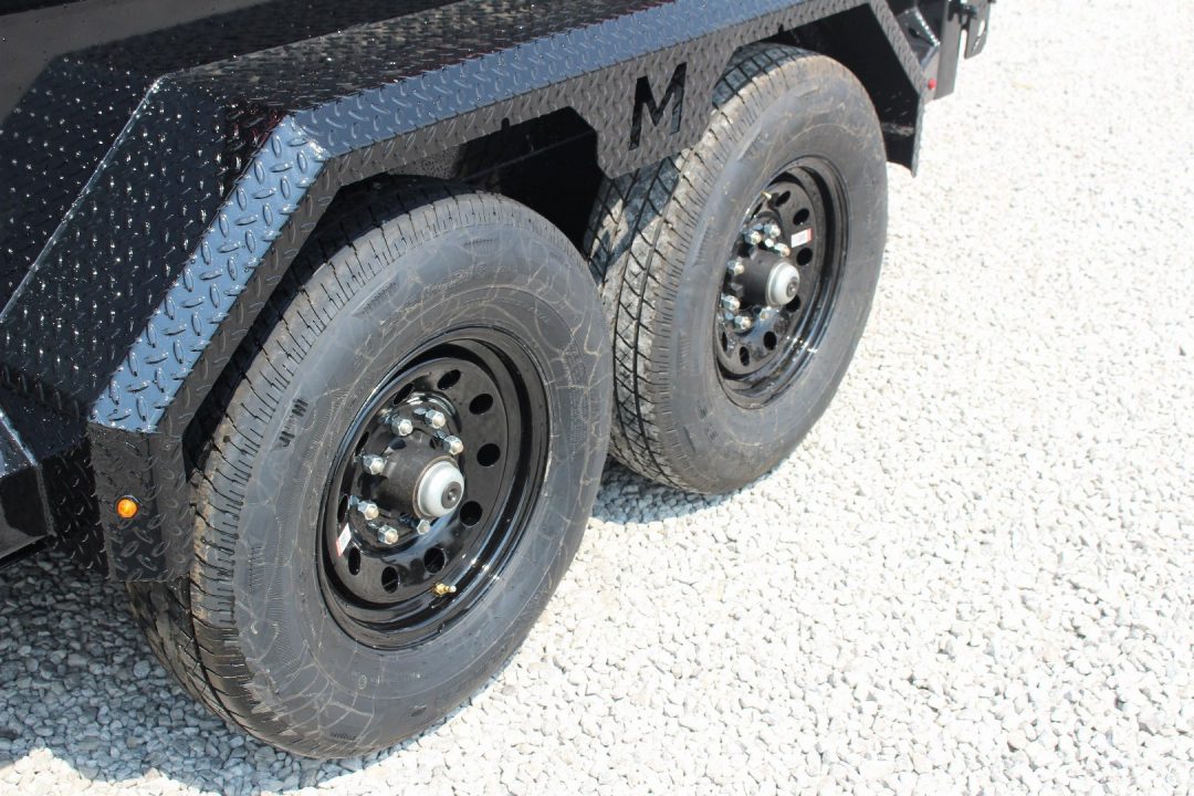 New 2026 Moritz 6' 10" x 12' Heavy Commercial DLH Series Dump Trailer - 14000# GVW