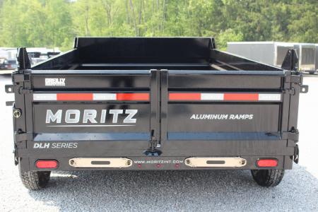 New 2026 Moritz 6' 10" x 12' Heavy Commercial DLH Series Dump Trailer - 14000# GVW