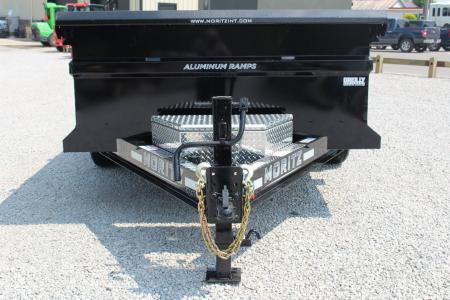 New 2026 Moritz 6' 10" x 12' Heavy Commercial DLH Series Dump Trailer - 14000# GVW