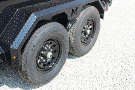 New 2026 Moritz 6' 10" x 12' Heavy Commercial DLH Series Dump Trailer - 14000# GVW