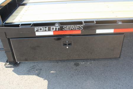 New 2026 Moritz FDPH DT 20' + 5' - Pintle Ring Deckover Equipment Trailer - 25900# GVW