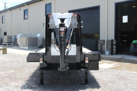New 2026 Moritz FDGH Hydraulic Tail 30' GOOSENECK Deckover Flatbed Trailer- 25900# GVW
