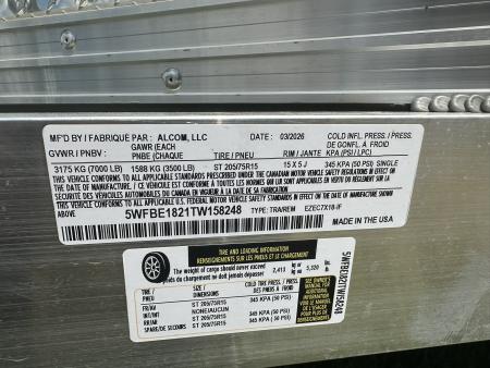 New 2026 E-Z Hauler EZEC7X18-IF Cargo / Enclosed Trailer