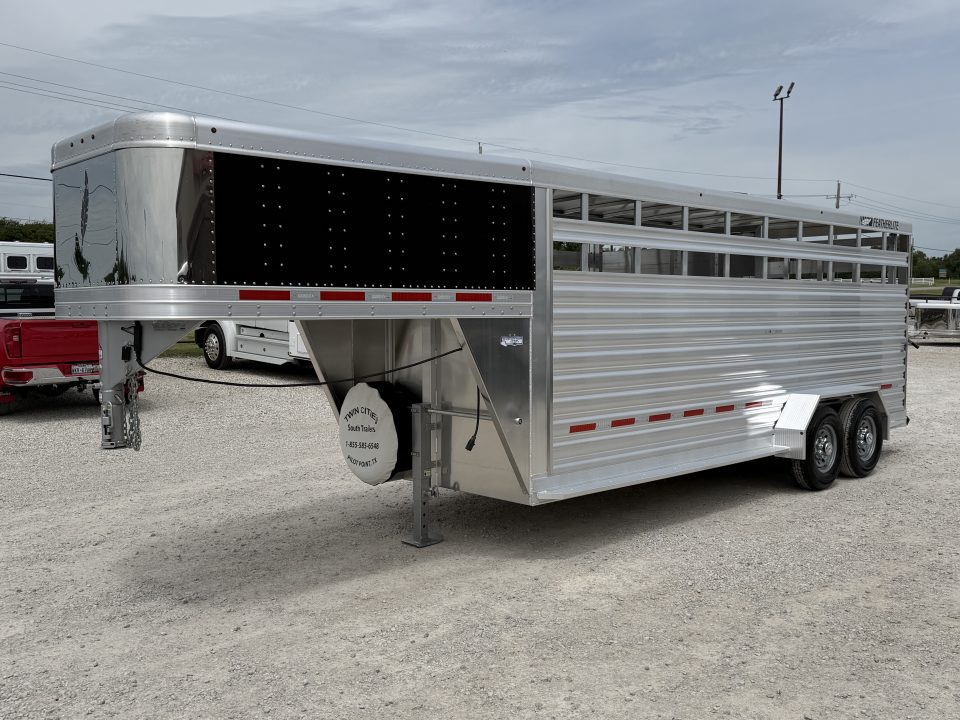 New 2026 Featherlite 20' Stock Trailer