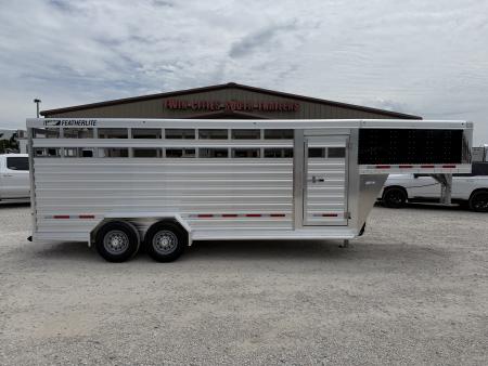 New 2026 Featherlite 20' Stock Trailer