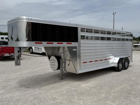 New 2026 Featherlite 20' Stock Trailer