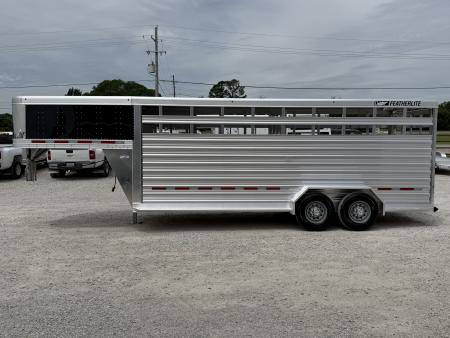 New 2026 Featherlite 20' Stock Trailer