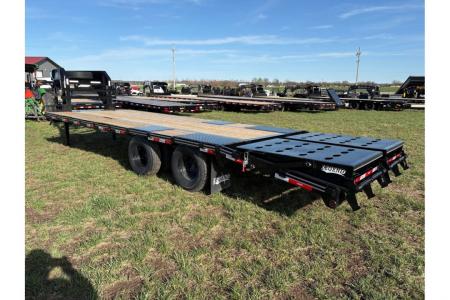 New 2026 Legend Trailers 102X25 TANDEM LO-PRO GOOSENECK W/10K AXLES & MAX RAMPS