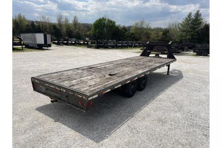 Used 2001 PJ Trailers 102x24 GN Straight Deck w/ Slide Out Ramps/ New Tires