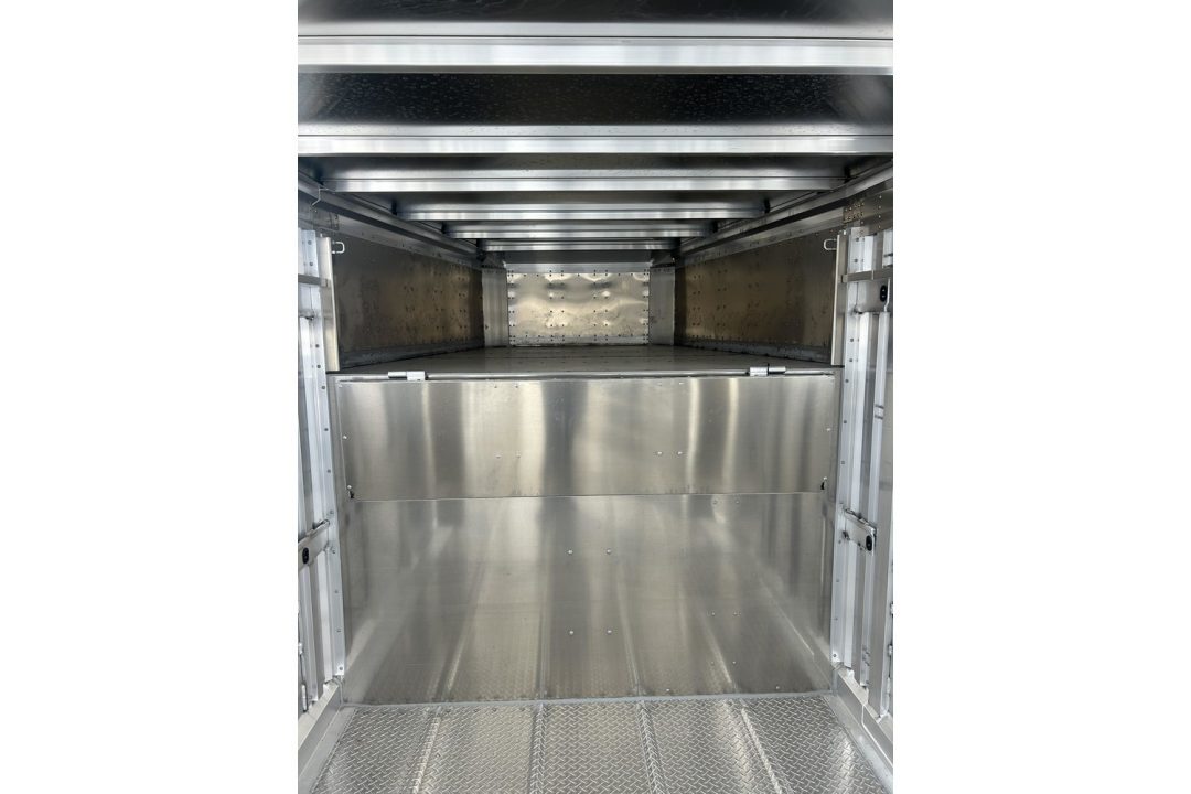 New 2027 EBY 6'11X24 14K GN STOCK TRAILER 2 CUT GATES 1A FLOATING GATE COMBO REAR GATE
