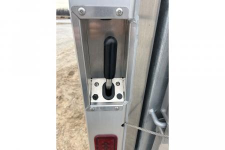 New 2027 EBY 6'11X24 14K GN STOCK TRAILER 2 CUT GATES 1A FLOATING GATE COMBO REAR GATE
