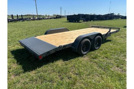New 2026 Lamar 83x18 Tandem 7K Carhauler w/ 2' Dove & Slide In Ramps