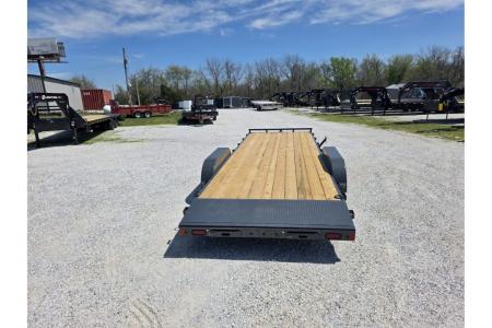 New 2026 Lamar 83x22 Tandem 7K Carhauler w/ 2' Dove & Slide In Ramps