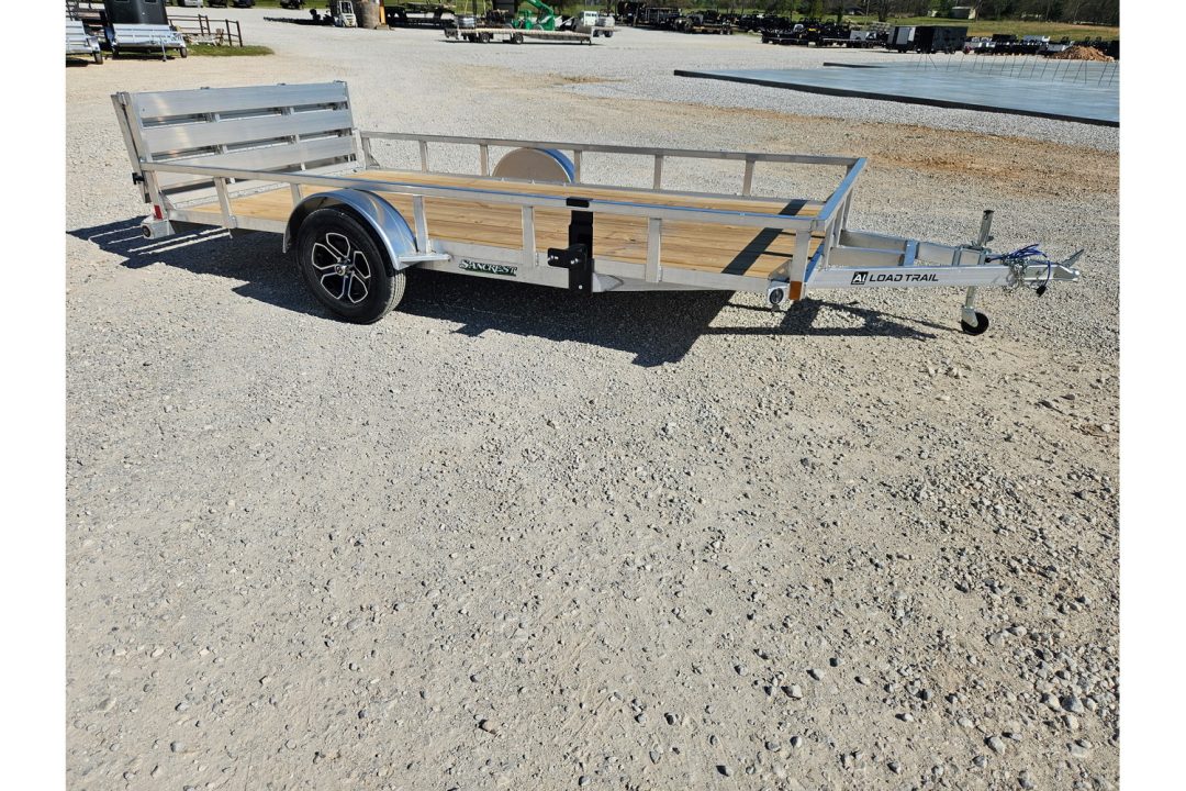 New 2026 Load Trail 83X14 SINGLE 3.5K ALUMINUM UTILITY W/BI-FOLD GATE