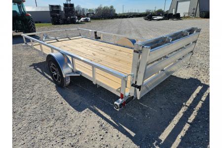 New 2026 Load Trail 83X14 SINGLE 3.5K ALUMINUM UTILITY W/BI-FOLD GATE