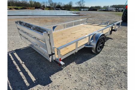 New 2026 Load Trail 83X14 SINGLE 3.5K ALUMINUM UTILITY W/BI-FOLD GATE