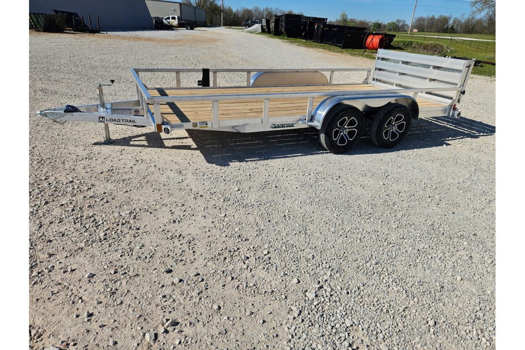 New 2026 Load Trail 83X16 TANDEM 7K ALUMINUM UTILITY W/BI-FOLD GATE