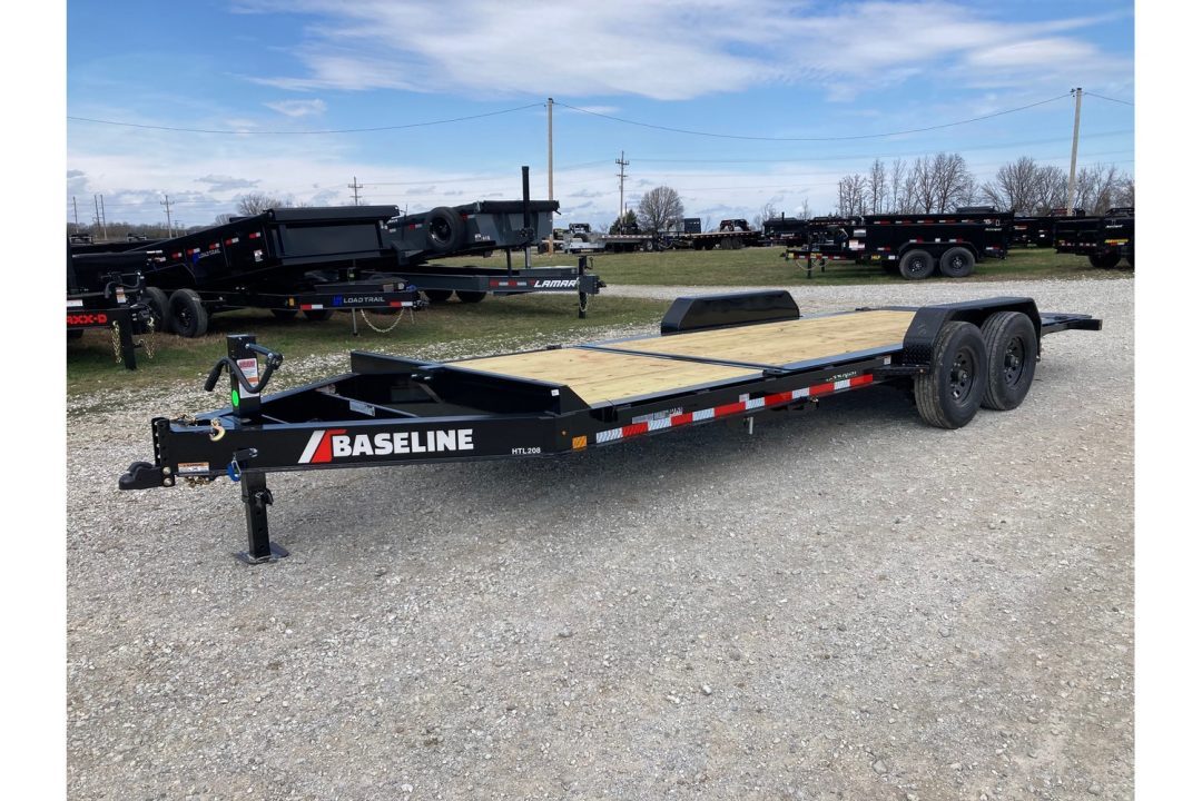 New 2026 Baseline 82x22 TANDEM 16K TILT W/ 6' STATIONARY DECK, 16' TILT DECK & 14 PLY TIRES