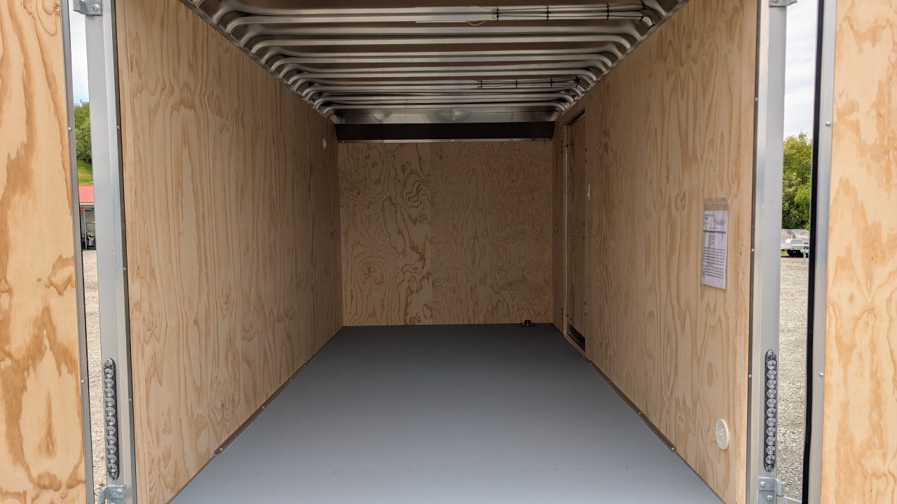 New 2026 Car Mate 7x14 HD Custom Cargo Trailer w/ Barn Doors (6" Add'l Hgt)