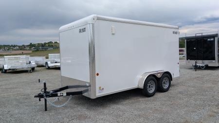 New 2026 Car Mate 7x14 HD Custom Cargo Trailer w/ Barn Doors (6" Add'l Hgt)