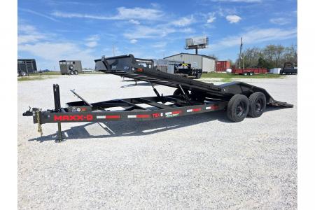 New 2026 MAXX-D 102X22 TANDEM 17.5K FULL TILT W/ HYDROJACKS, DRIVE OVER FENDERS, WINCH PLATE & WIRELESS REMOTE