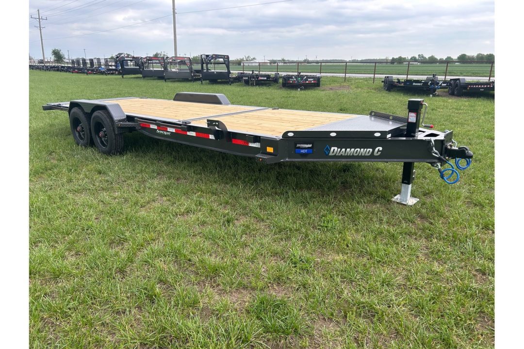 New 2026 Diamond C 82x22 Tandem 20K Gravity Tilt w/ 16' Tilt & 6' Stationary Deck
