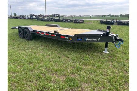 New 2026 Diamond C 82x22 Tandem 20K Gravity Tilt w/ 16' Tilt & 6' Stationary Deck
