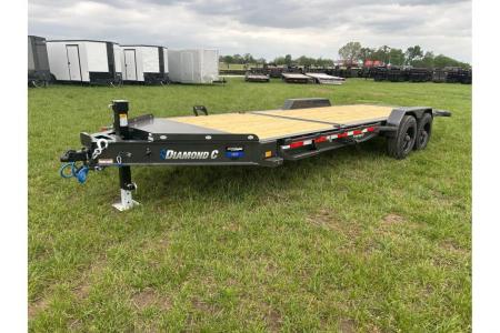 New 2026 Diamond C 82x22 Tandem 20K Gravity Tilt w/ 16' Tilt & 6' Stationary Deck