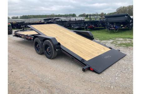 New 2026 Diamond C Trailers 82X24 TANDEM 20K TILT W/ 8' STATIONARY DECK, 16' TILT DECK & 2-SPEED JACK