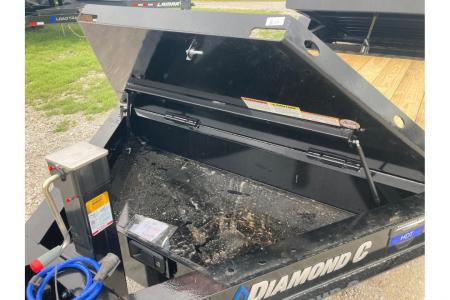 New 2026 Diamond C Trailers 82X24 TANDEM 20K TILT W/ 8' STATIONARY DECK, 16' TILT DECK & 2-SPEED JACK