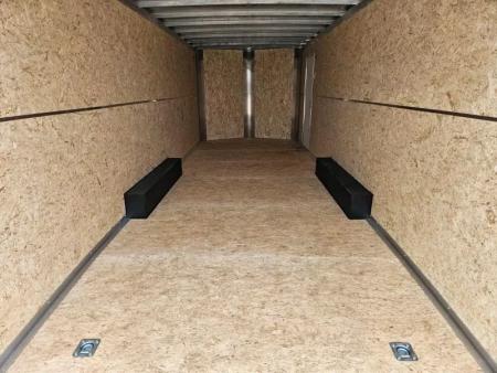 New 2025 H and H Trailer 8.5X24 TANDEM 10K CARGO W/7' HEIGHT SCREWLESS EXTERIOR ALUM WHEELS & RAMP DOOR