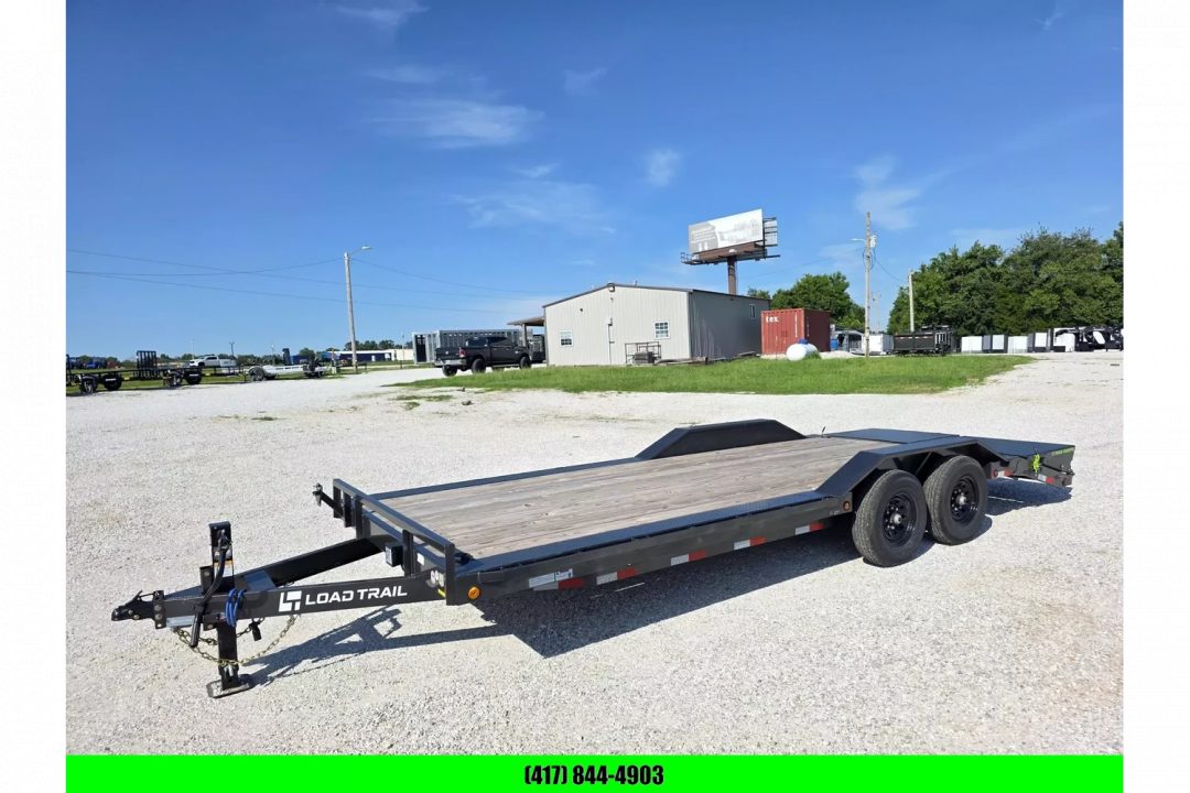 New 2025 Load Trail 102x22 Tandem 14K Equipment Trailer w/ Max Ramps & Drive Over Fenders