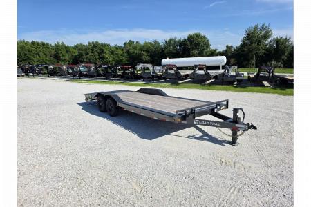 New 2025 Load Trail 102x22 Tandem 14K Equipment Trailer w/ Max Ramps & Drive Over Fenders