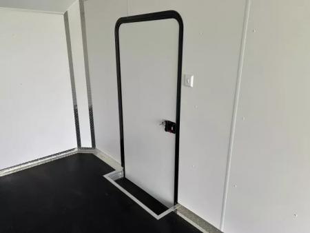 New 2026 Legend Premium Trailers 8.5x24 Tandem 10K Aluminum Cargo w/ Finished Interior, Black Rubber Floors, & Escap