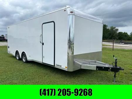 New 2026 Legend Premium Trailers 8.5x24 Tandem 10K Aluminum Cargo w/ Finished Interior, Black Rubber Floors, & Escap