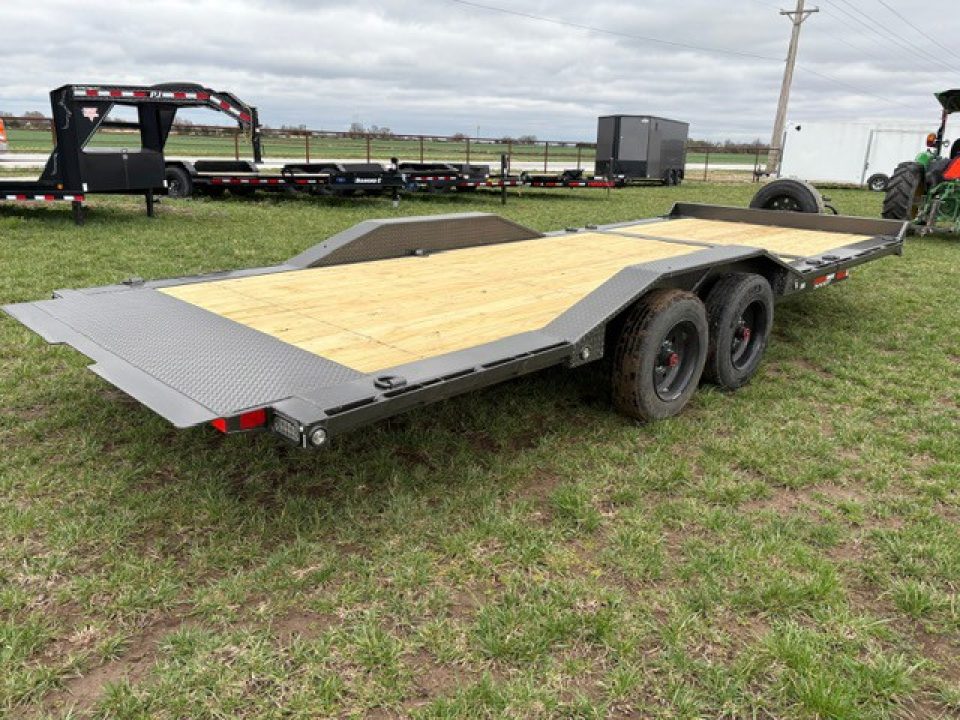 New 2026 MAXX-D 102X22 TANDEM 17.5K TILT-N-GO EQUIPMENT TRAILER W/ 6' STATIONARY DECK & 16' TILT DECK
