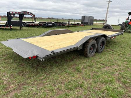 New 2026 MAXX-D 102X22 TANDEM 17.5K TILT-N-GO EQUIPMENT TRAILER W/ 6' STATIONARY DECK & 16' TILT DECK