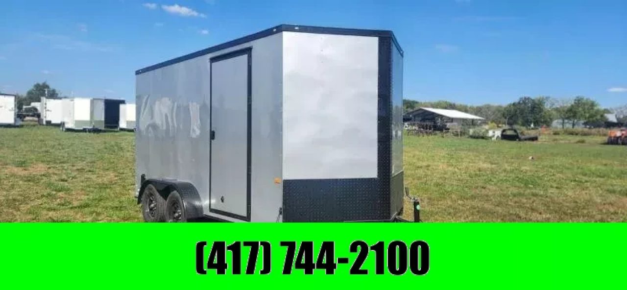 Used 2025 Rock Solid Cargo 7X14 W / RAMP DOOR - RENTAL BILLINGS - NOT FOR SALE