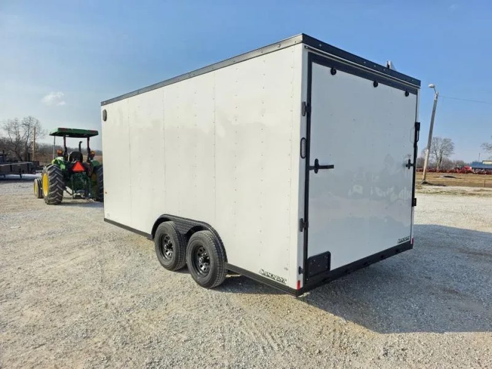 New 2026 Rock Solid Cargo 8.5x16 Tandem 10K Cargo w/ Ramp Door & 7' Interior Height