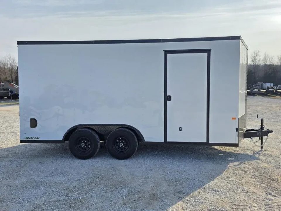 New 2026 Rock Solid Cargo 8.5x16 Tandem 10K Cargo w/ Ramp Door & 7' Interior Height