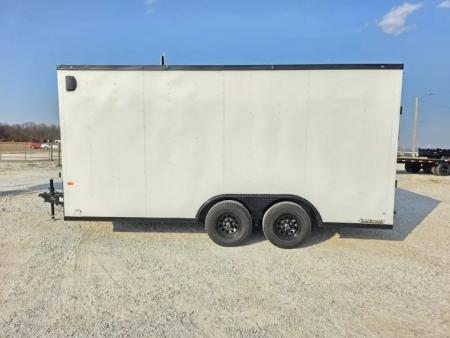 New 2026 Rock Solid Cargo 8.5x16 Tandem 10K Cargo w/ Ramp Door & 7' Interior Height