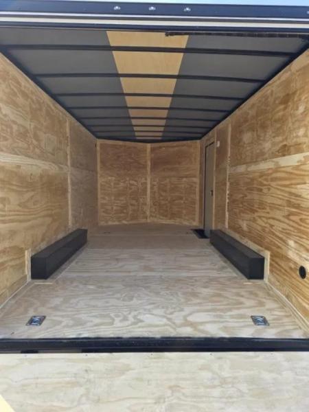 New 2026 Rock Solid Cargo 8.5x16 Tandem 10K Cargo w/ Ramp Door & 7' Interior Height