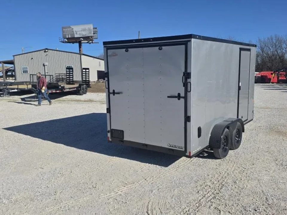 New 2026 Rock Solid Cargo 7x14 Tandem 7K Cargo w/ Ramp Door & 7' Interior Height