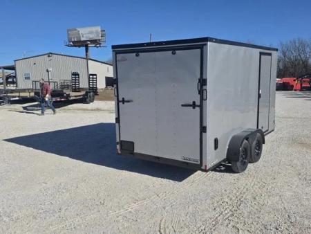 New 2026 Rock Solid Cargo 7x14 Tandem 7K Cargo w/ Ramp Door & 7' Interior Height
