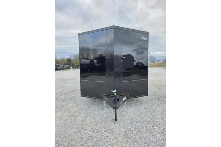 New 2026 Rock Solid Cargo 8.5X24 TANDEM 10K CARGO W/7' HEIGHT BLACKOUT TRIM & RAMP DOOR/ ALUMINUM WHEELS