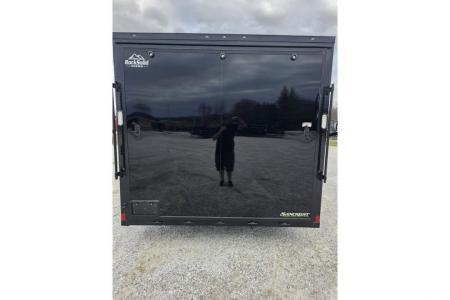 New 2026 Rock Solid Cargo 8.5X24 TANDEM 10K CARGO W/7' HEIGHT BLACKOUT TRIM & RAMP DOOR/ ALUMINUM WHEELS