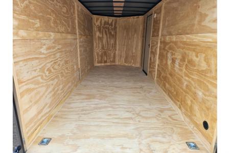 New 2026 Rock Solid Cargo 7X16 TANDEM 7K CARGO W/7' HEIGHT BLACKOUT TRIM & RAMP DOOR *HAIL DISCOUNT*